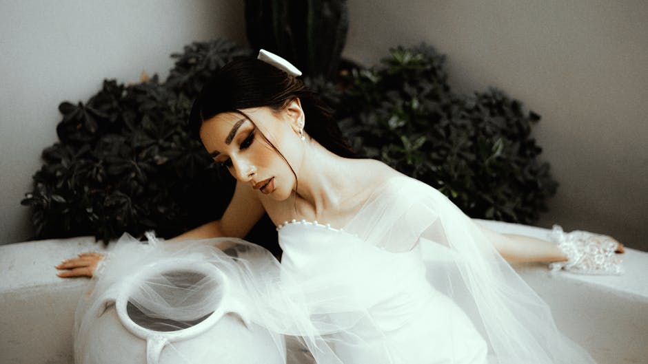 Elegant bride portrait